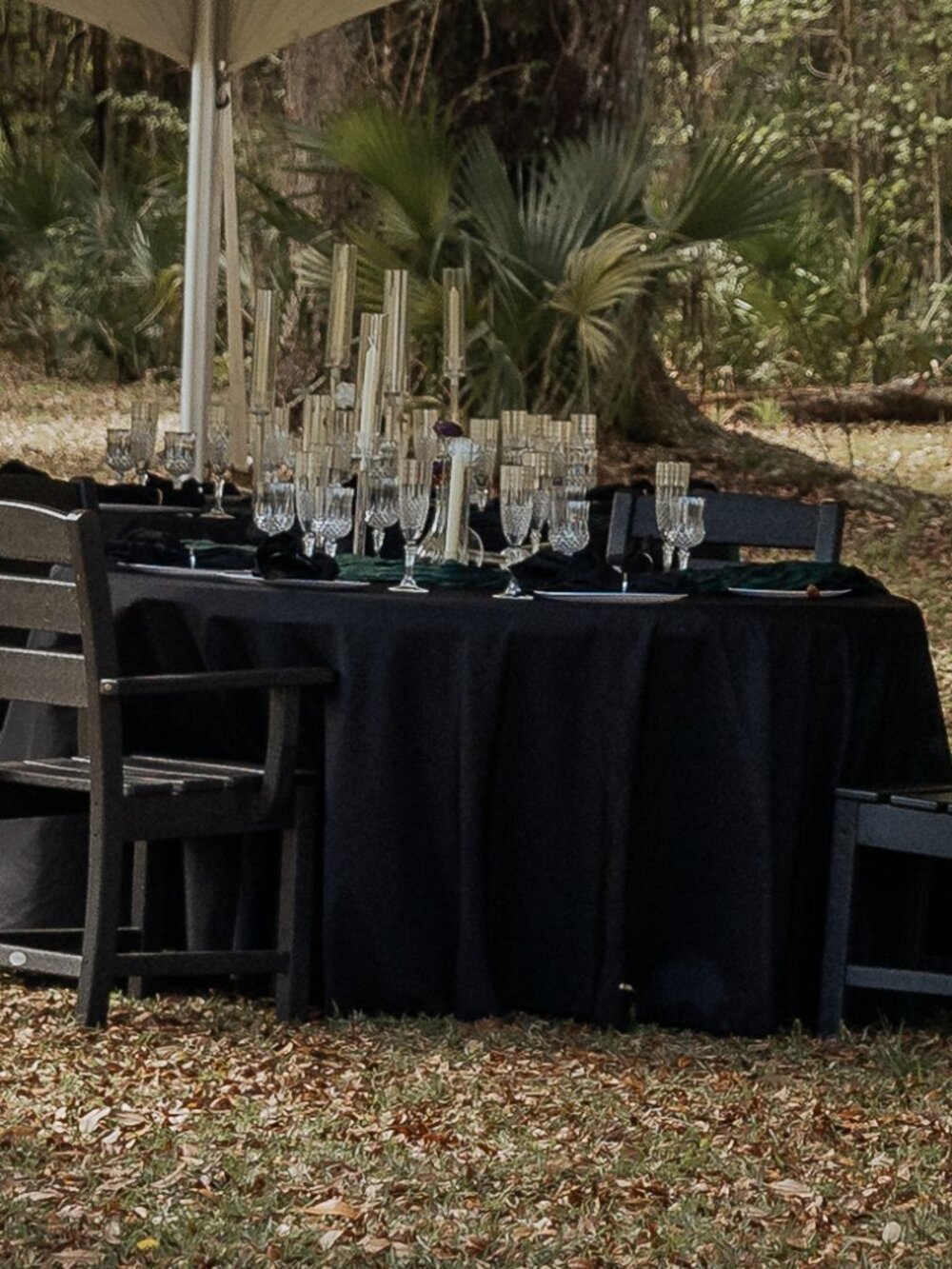 Black Polyester Tablecloths